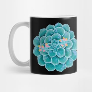 Handpainted Succulent Mug